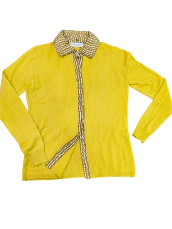 Sweaters - Richard Grand Yellow Cashmere Sweater - Small